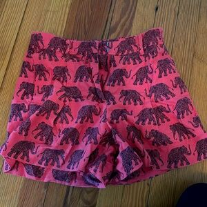 J Crew elephant shorts